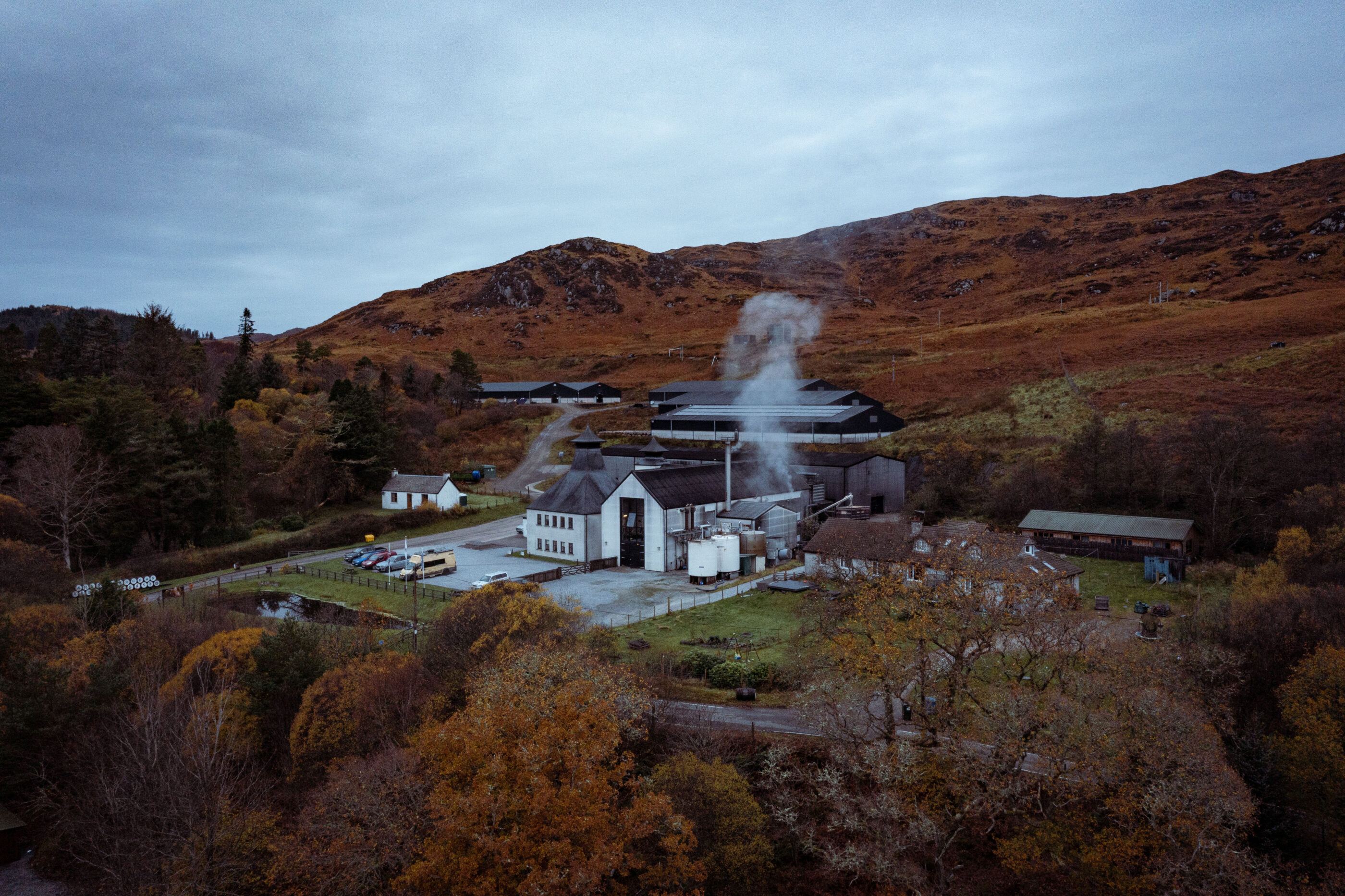 Distillery autumn picture