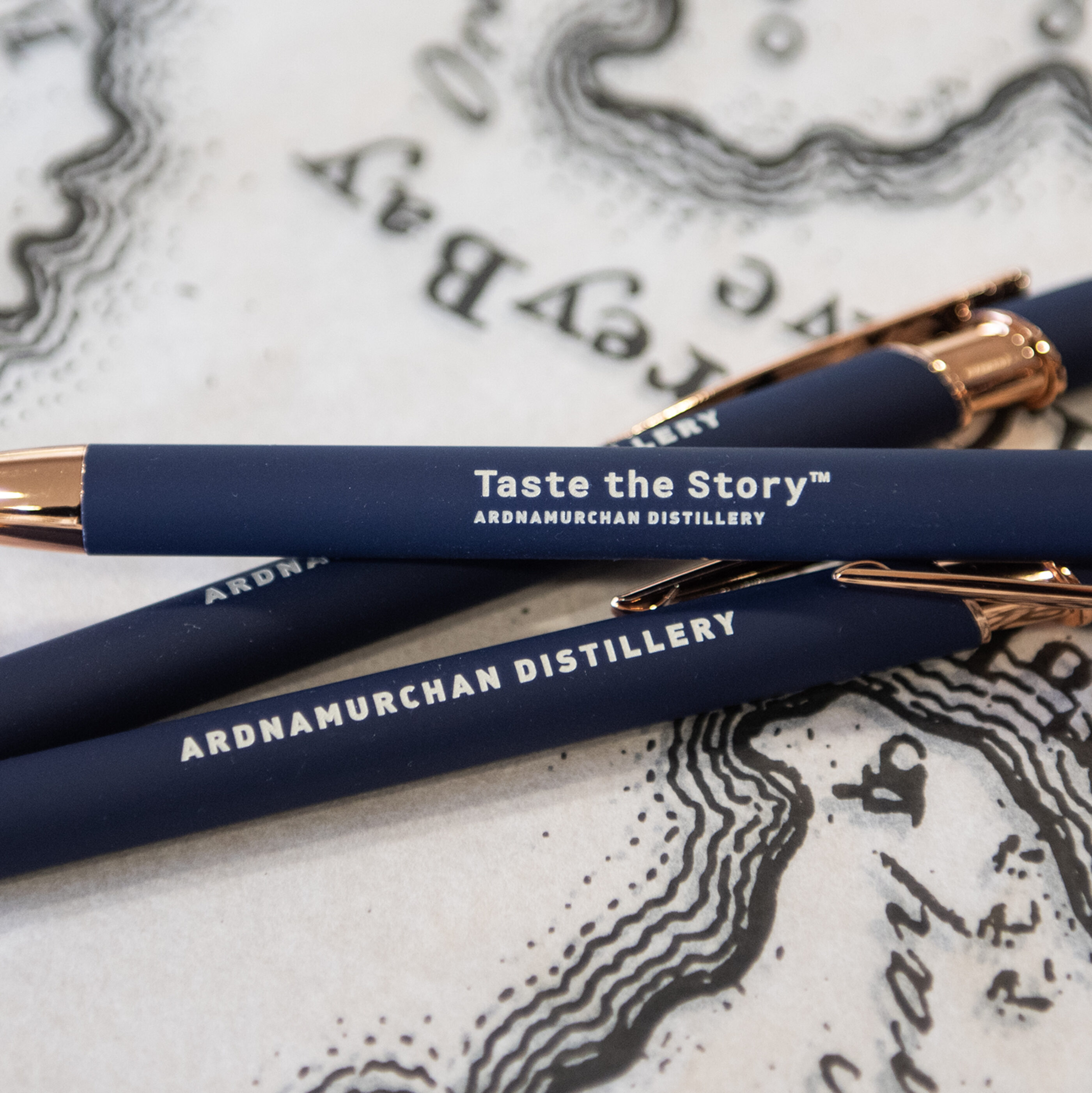 Ardnamurchan Distillery Refillable Pen - Blue & Copper Edition