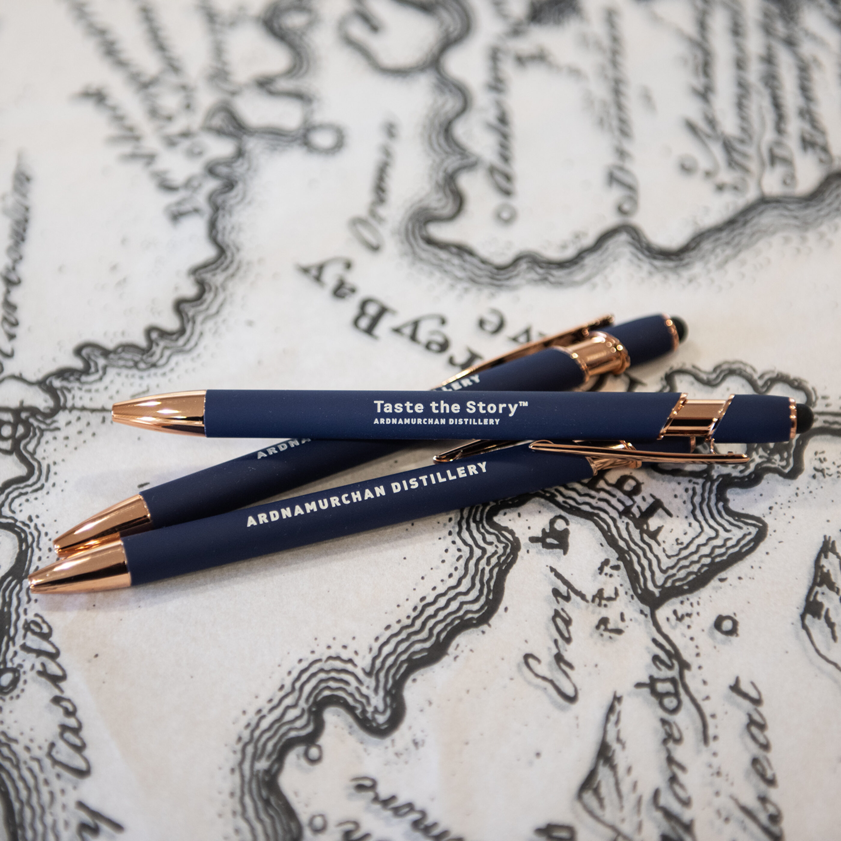 Ardnamurchan Distillery Refillable Pen - Blue & Copper Edition