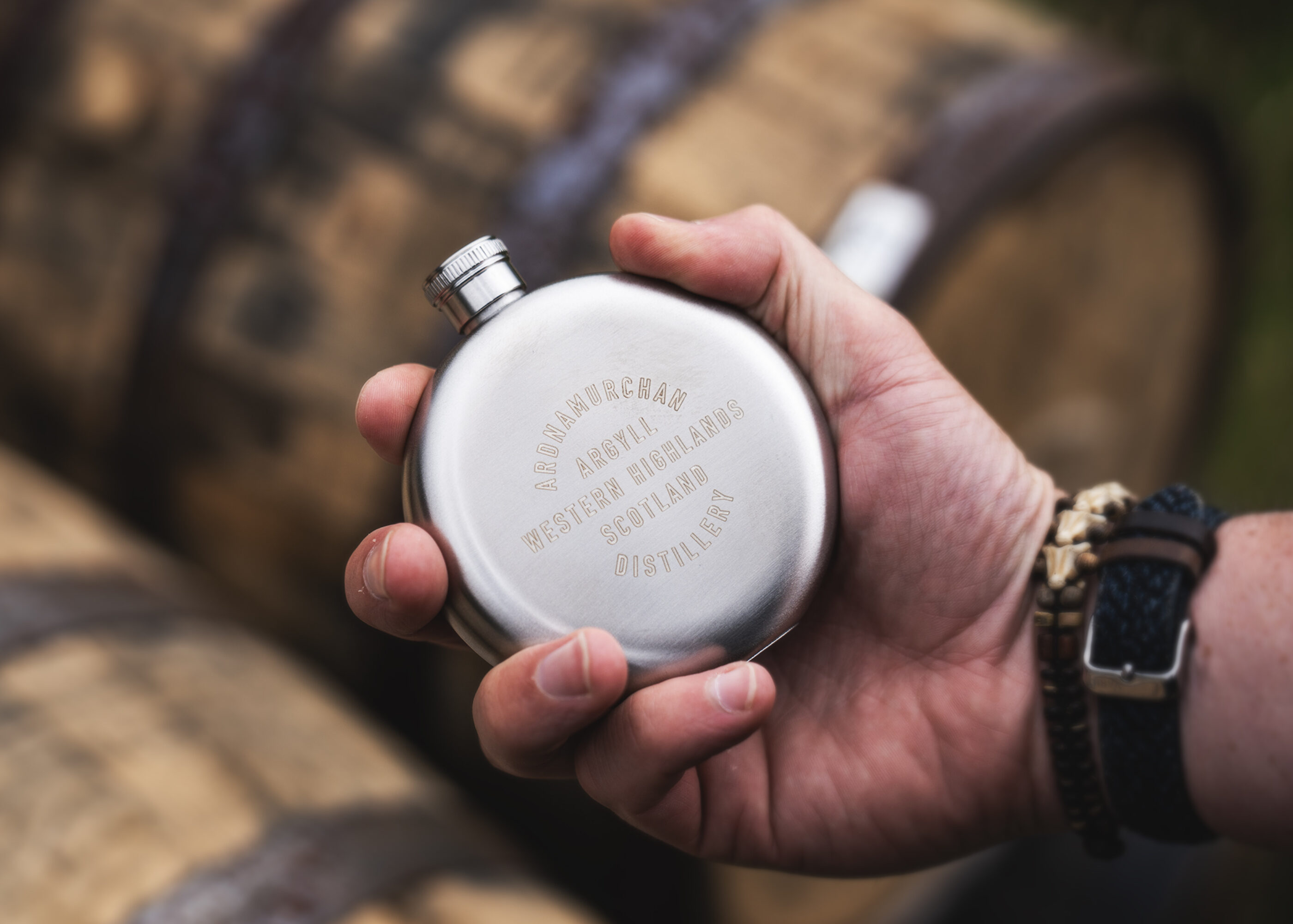 Ardnamurchan Distillery hipflask