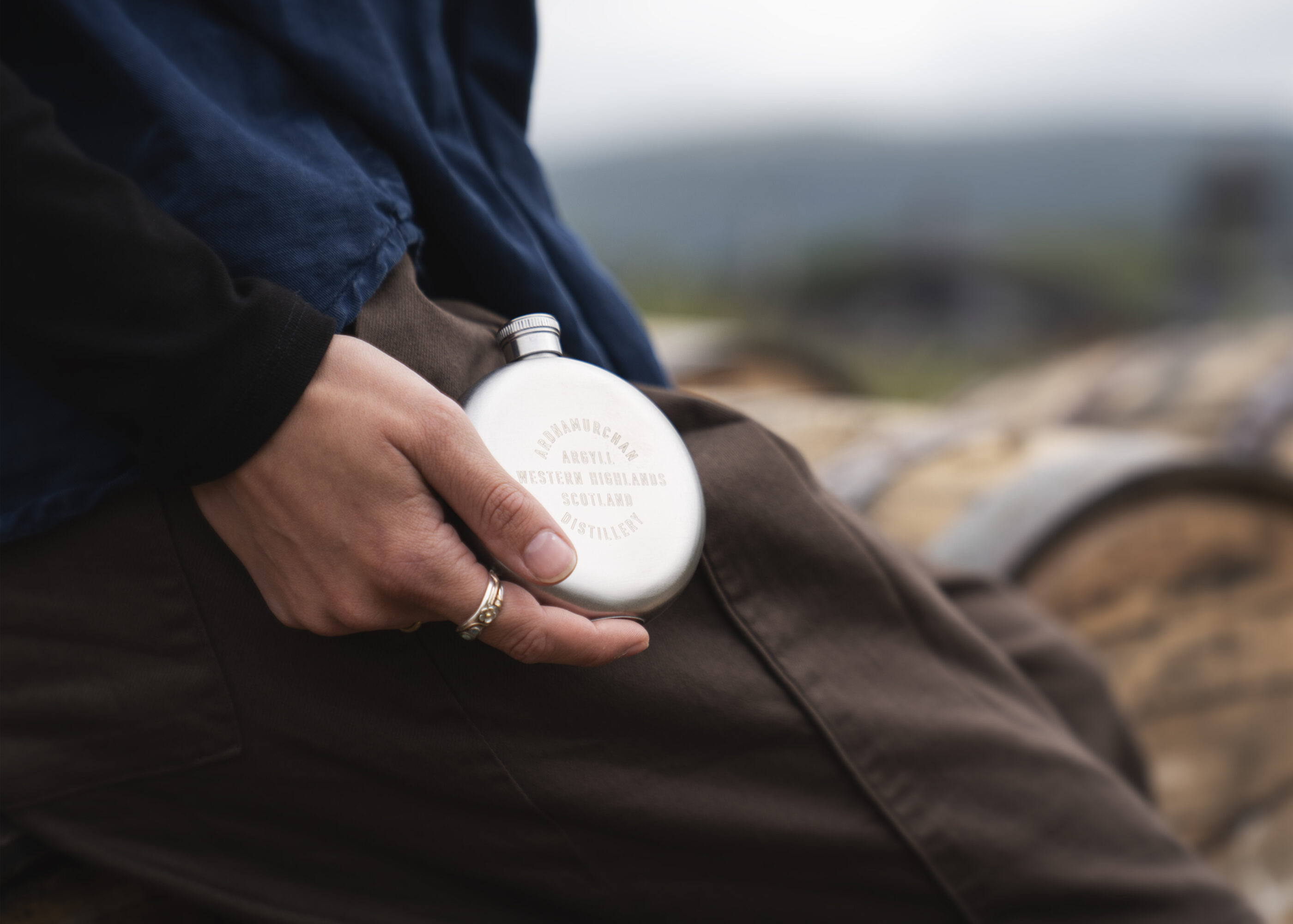 Ardnamurchan Distillery hipflask