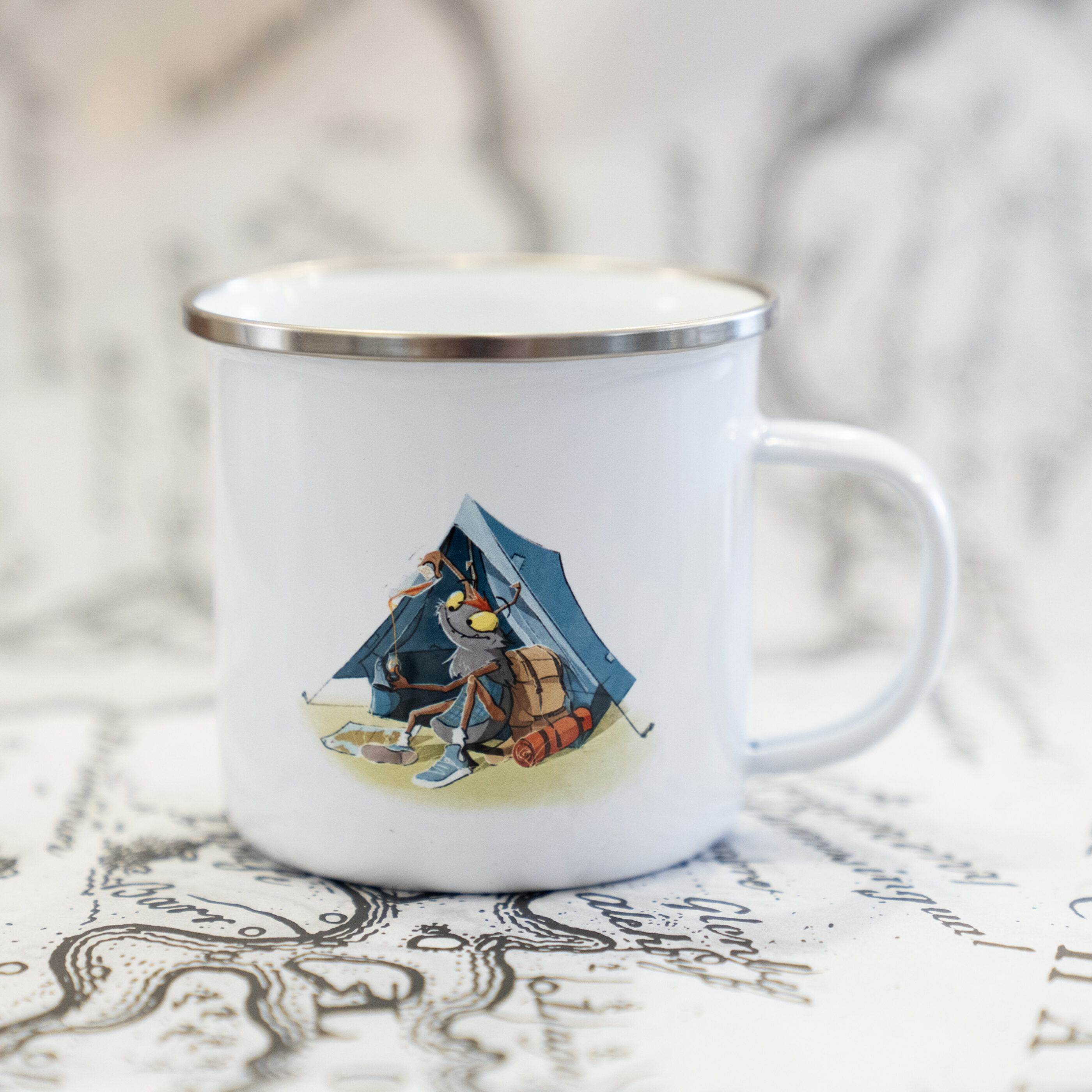 AD/ Midgie Camping Mug - Myrtle McItchy Edition